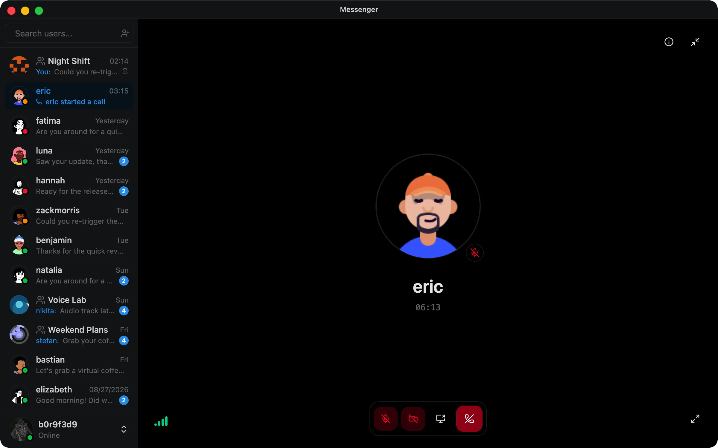 1:1 Call